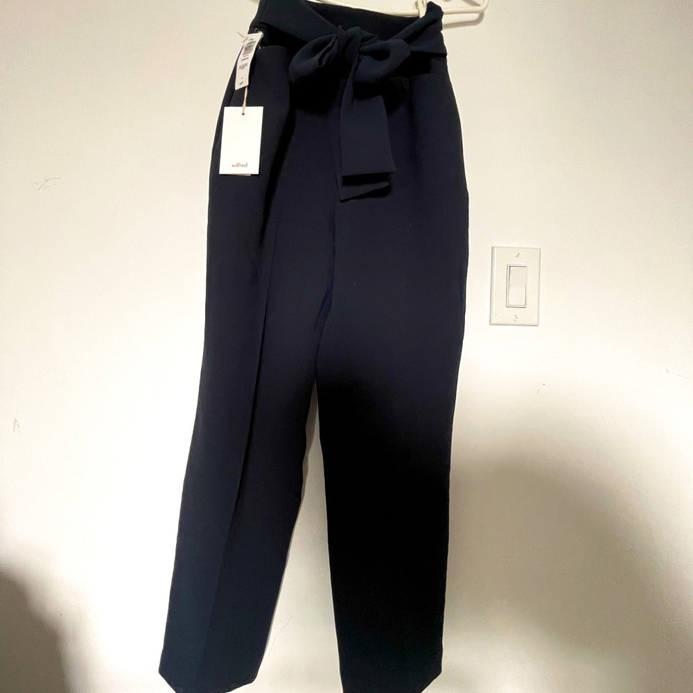 Aritzia Wilfred Geneva Dress Pant Sky Captain